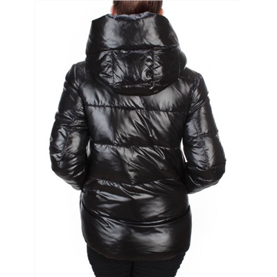 2197-1 BLACK Куртка зимняя женская MONGEDI (200 гр. холлофайбера)