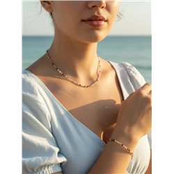 Комплект из натуральных камней и кристаллов