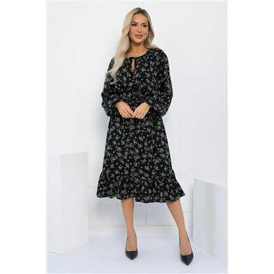 Платье Алания (черное) П12996-10М