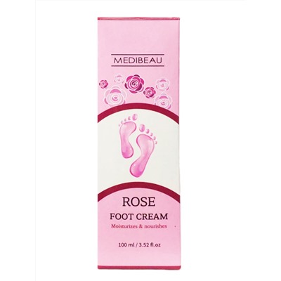 MEDIBEAU Крем для ног с экстрактом розы / Rose Foot Cream, 100 мл