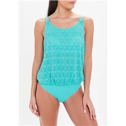 Lace Overlay Swimsuit