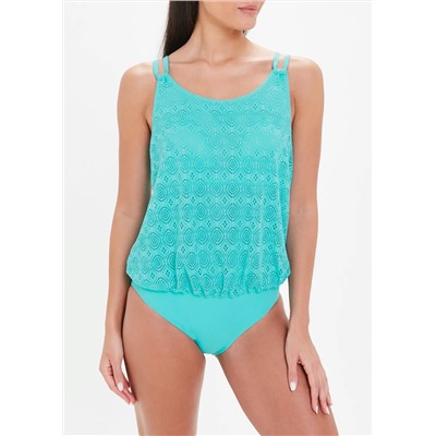 Lace Overlay Swimsuit