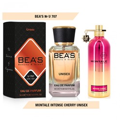 Beas U707 Montale Intense Cherry edp 50 ml, Парфюм унисекс Beas U707 создан по мотивам аромата Montale Intense Cherry
