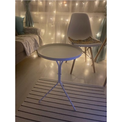 Столик журнальный SHT-CT11
                        белый муар