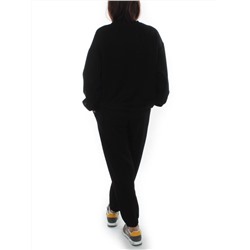3410/3411 BLACK Костюм спортивный женский (95% хлопок, 5% эластан)