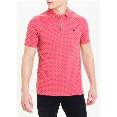 Short Sleeve Jersey Printed Polo Shirt