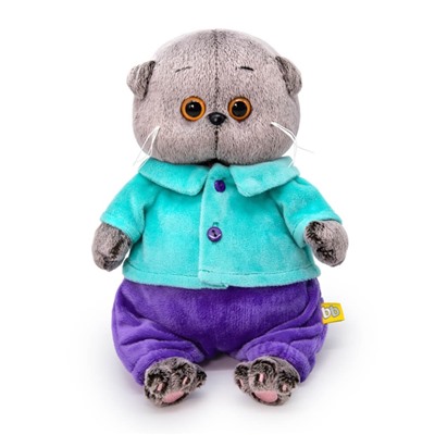 Мягкая игрушка "Кот Басик BABY в ярком комплекте" (20 см)