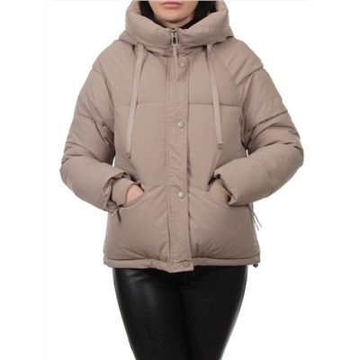 A2301 DK. BEIGE Куртка зимняя женская (150 гр. холлофайбер)