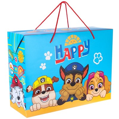 Пакет подарочный-коробка, 40×30×15 см Happy, упаковка,
