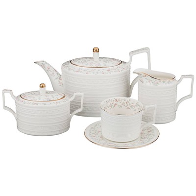 ЧАЙНЫЙ СЕРВИЗ LEFARD "ФАБЬЕН" НА 6 ПЕРСОН 15 ПР. 1100/400/300/280 МЛ (КОР=1НАБ.)