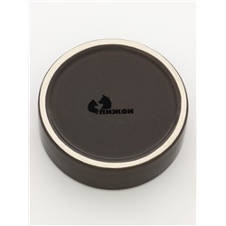 Миска керамическая 10 х 3 см, серая