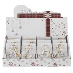 GAEM Набор из 12шт Украшение новогоднее "Ангел", L3 W3 H5 см