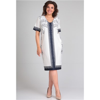 Платье Diamant 1862 молочно-синий