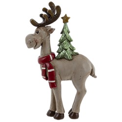 Фигурка декоративная "Олень", L9,5 W3,5 H16 см, 2в.