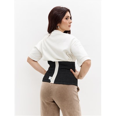 Пояс эластичный согревающий «Зима+Лето» из собачьей шерсти и хлопка