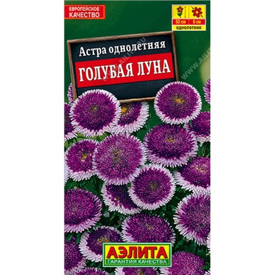 1086 Астра Голубая луна помпонная 0,1гр