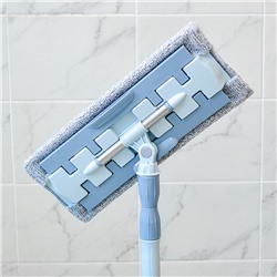 Швабра с насадкой из микрофибры 17*26,5*120см, металл, пластик PVC