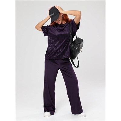 Костюм Элнора жаккард сливовый ИвК