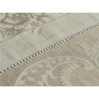 01с58 ЯК  Скатерть  170*310  "Кружева"  цв.серый