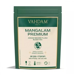 Черный чай Ассам Мангалам Премиум (100 г), Mangalam Premium Assam Black Tea, произв. VAHDAM
