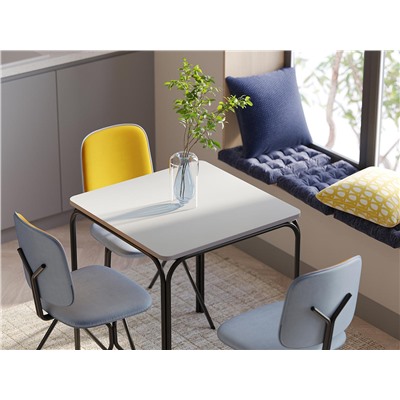 Чехол на подушку с принтом Twirl горчичного цвета из коллекции Cuts&Pieces, 45х45 см