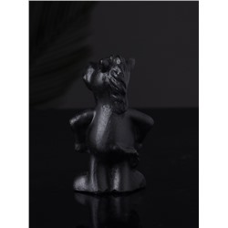 Фигурка гипс «Конь реальный», 8 см, чёрный