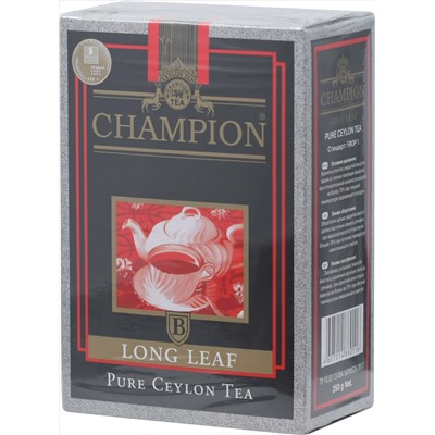 Champion. Long Leaf черный 250 гр. карт.пачка