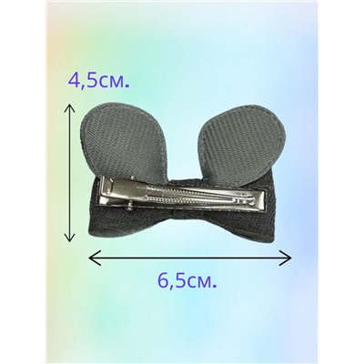 Зажим-уточка для волос детский "Мышка" 2 шт УТ3 тип 3