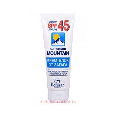 Ф-289 Крем-блок от загара MOUNTAIN (специально для гор) SPF 45.Водостойкий 60мл