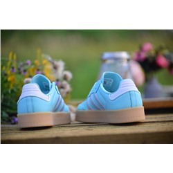 Adidas Samba Almost Blue з натуральной кожи и замши