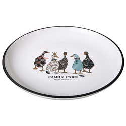 ТАРЕЛКА ОБЕДЕННАЯ LEFARD "FAMILY FARM" 25,5*3 СМ (КОР=12ШТ.)