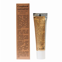 Хайлайтер Compliment для лица и тела легкий загар 35 ml