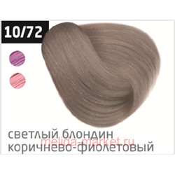 OLLIN PERFORMANCE 10/72 светлый блондин коричнево-фиолетовый 60мл Перманентная крем-краска для волос