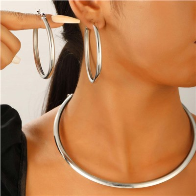 Серьги с замком кольцо арт. 22 7600 (id 289886)