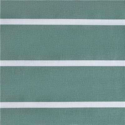 Постельное бельё Этель 1.5сп Mint stripes 143х215 см,150х214 см,70х70см-2 шт, 100% хлопок,поплин