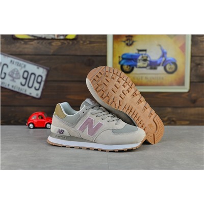 Премиальные New Balance 574 из натуральной замши