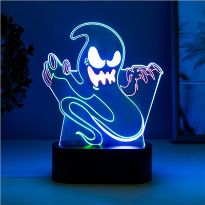 Светильник сенсорный "Привидение" LED USB (90см) от батареек 3xАА черный 14х5,5х18,5 см RISALUX  765