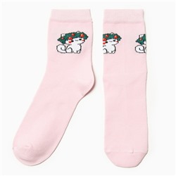 Носки женские новогодние KAFTAN «Мяу» размер 36-39 (23-25 см)