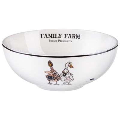 САЛАТНИК_СУПОВАЯ ТАРЕЛКА LEFARD "FAMILY FARM" 17,5*6,5 СМ 850 МЛ