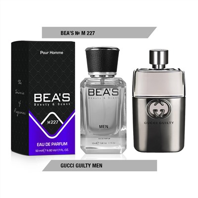 Beas M227 Gucci Guilty Men edp 50 ml, Парфюм мужской Beas M227 создан по мотивам аромата Gucci Guilty