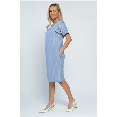 Платье Покоряя сердца (джинс) П13460-1М