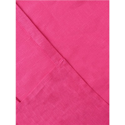 Комплект штор для кухни Этель Linen collection, 145×180 см - 2 шт., розовый, 100% лён 170 г/м²