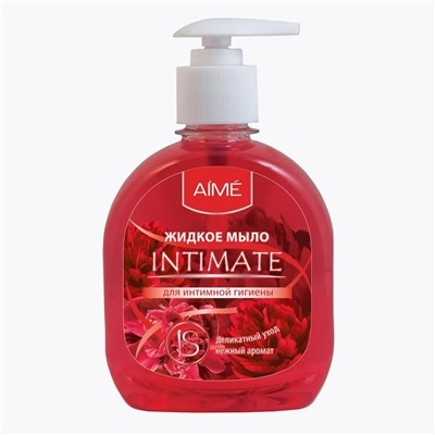 Мыло для интимной гигиены с экстрактом Пиона и Розы AIME Деликатный Уход , 300 мл.