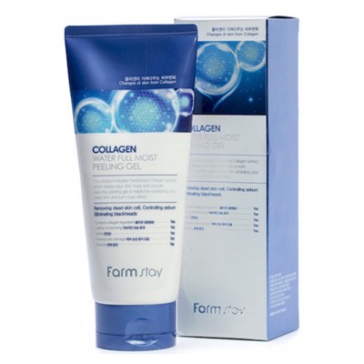 Пилинг отшелушивающий FarmStay Collagen Water Full Moist Peeling Gel 180 ml