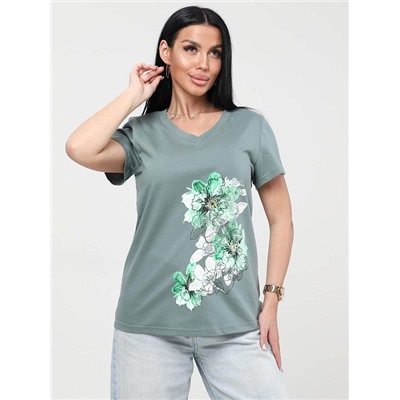 Футболка Вейгела хаки ИвК