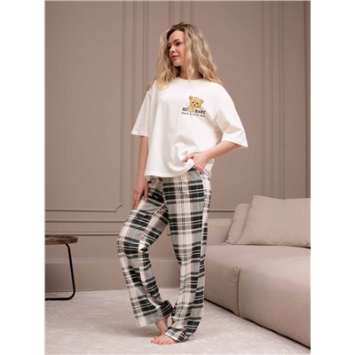 Женский костюм Мишель-4 КЖ-129 / зелёный