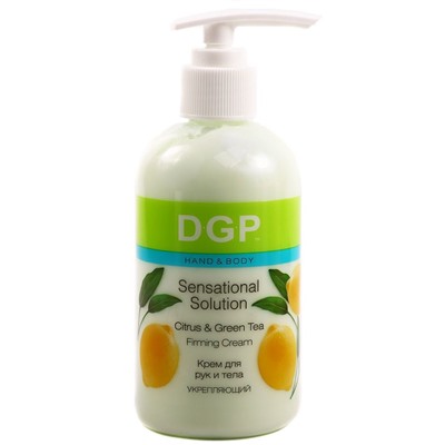 Domix Green Professional Крем для рук и тела укрепляющий / Citrus & Green Tea, 260 мл