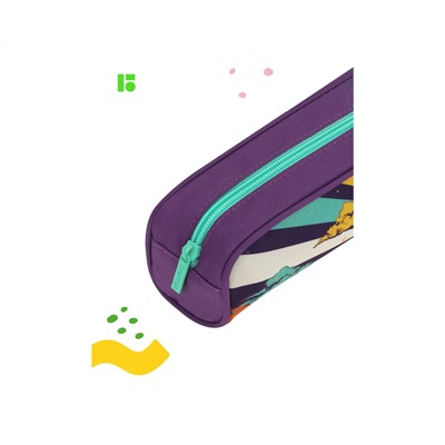Пенал 1 отделение, 220*75*55 Berlingo "Groovy", полиэстер