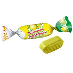 Карамель с помадной начинкой Лимонная-неугомонная 1кг/Невский кондитер