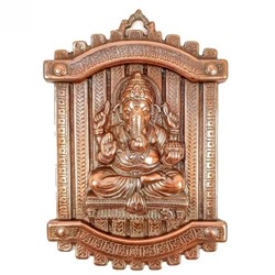 Настенное панно Ганеша, Metal Lord Ganesh Wall Hanging (13 Inch), произв. Apka Mart